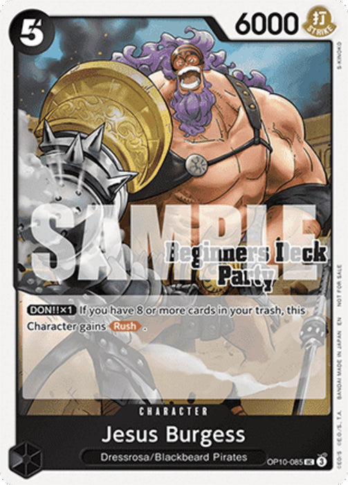 Jesus Burgess (OP10-085) (V.1) UP Uncommon Englisch