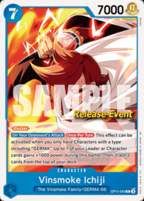 Vinsmoke Ichiji (OP11-043) OP11P Common Englisch
