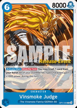 Vinsmoke Judge (OP11-044) OP11P Common Englisch