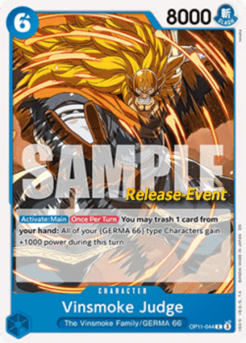 Vinsmoke Judge (OP11-044) OP11P Common Englisch