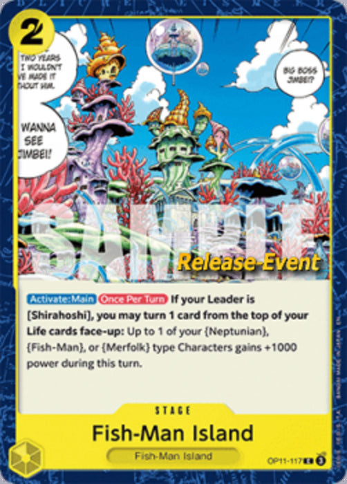 Fish-Man Island (OP11-117) OP11P Common Englisch