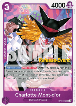 Charlotte Mont-d'or (OP11-072) OP11P Uncommon Englisch