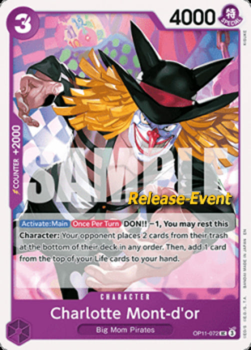 Charlotte Mont-d'or (OP11-072) OP11P Uncommon Englisch