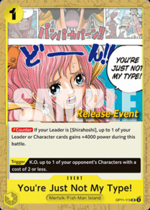 You're Just Not My Type! (OP11-115) OP11P Uncommon Englisch