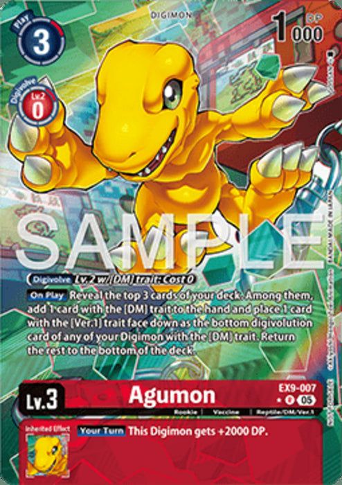 Agumon (EX9-007) (V.3) EX-09 Alternative Art Englisch