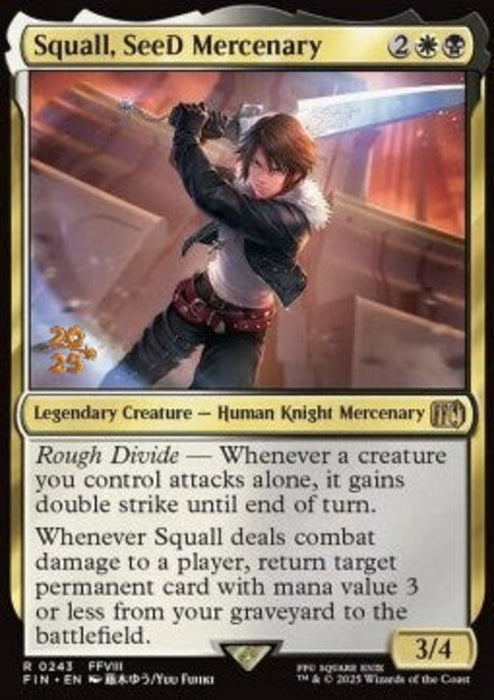 Squall, SEED-Söldner PFIN-243 Rare Deutsch