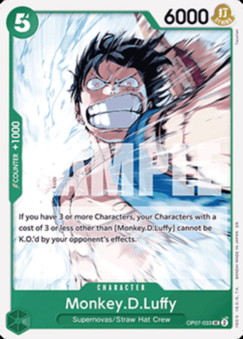Monkey.D.Luffy (OP07-033) ST-24 Uncommon Englisch