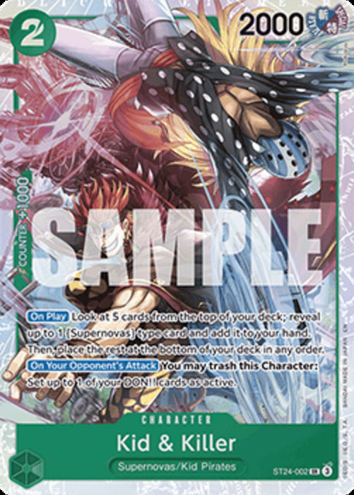 Kid & Killer (ST24-002) ST-24 Super Rare Englisch