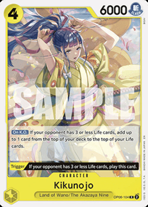 Kikunojo (OP06-104) ST-28 Rare Englisch