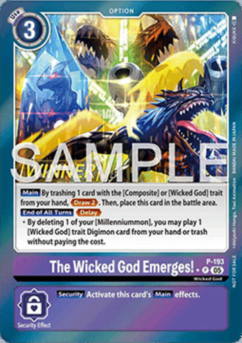 The Wicked God Emerges! (P-193) OTPE Alternative Art Englisch
