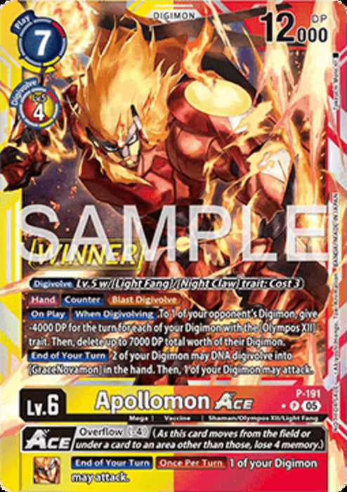 Apollomon Ace (P-191) OTPE Alternative Art Englisch