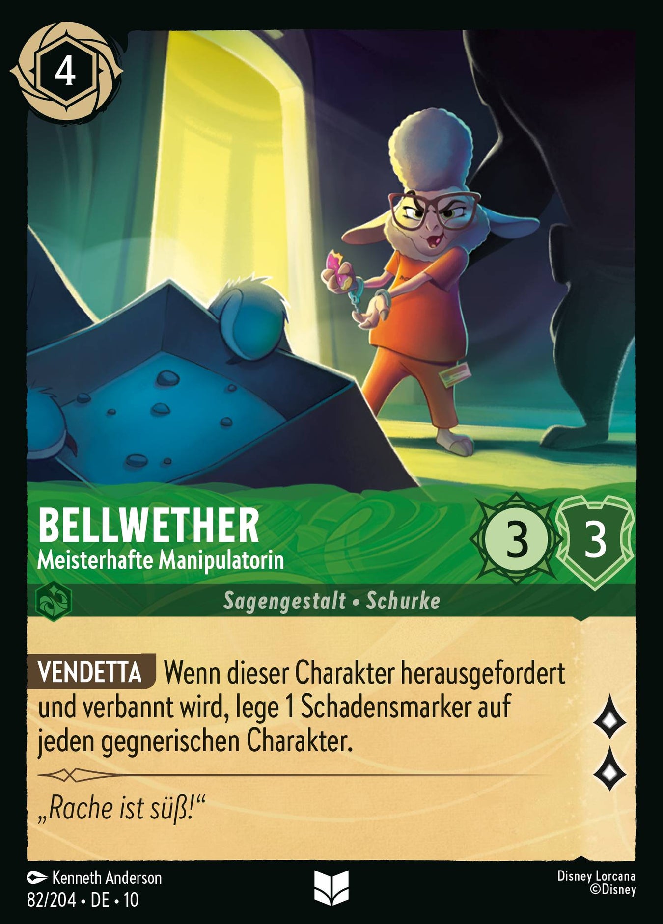 Alle Bellwether Charakterkarten in Disney Lorcana