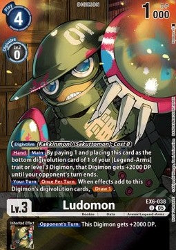 Ludomon (EX6-038) EX-09 Alternative Art Englisch