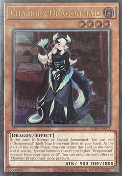 Chamber Dragonmaid OP28-EN002 Ultimate Rare Englisch