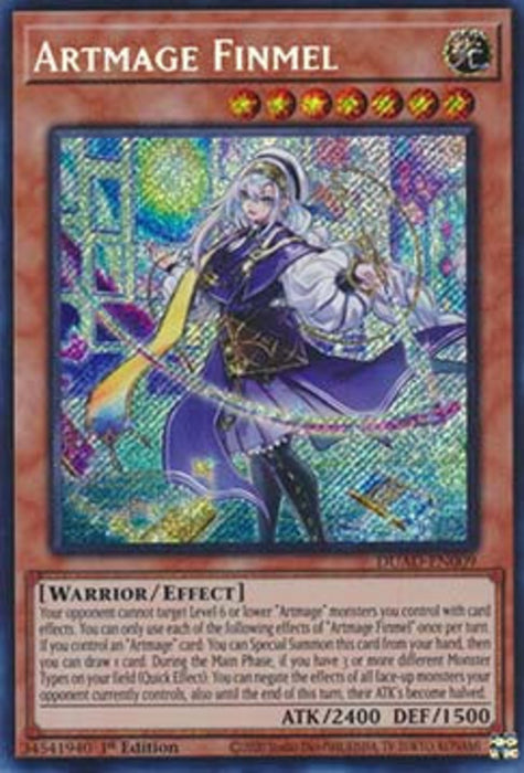 Artmage Finmel (V.1) DUAD-EN009 Secret Rare Englisch
