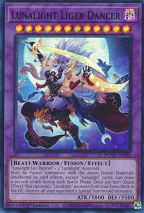Lunalight Liger Dancer DUAD-EN030 Super Rare Englisch