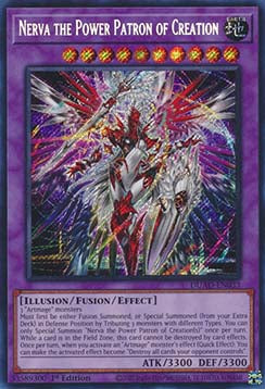 Nerva the Power Patron of Creation (V.1) DUAD-EN033 Secret Rare Englisch