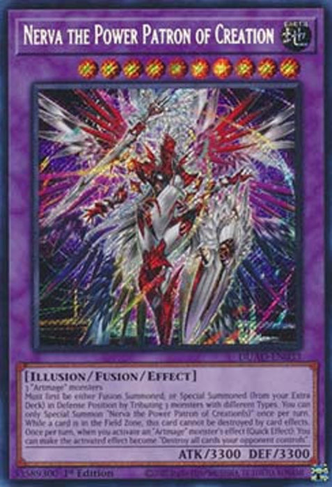 Nerva the Power Patron of Creation (V.1) DUAD-EN033 Secret Rare Englisch