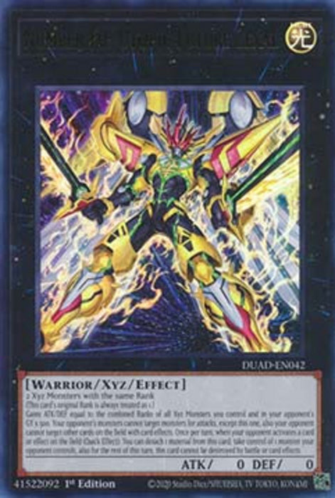 Number F0: Utopic Future Zexal (V.1) DUAD-EN042 Ultra Rare Englisch