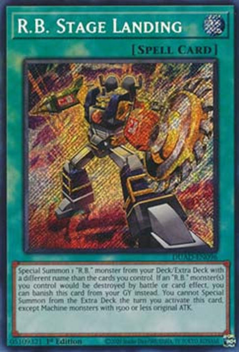 R.B. Stage Landing (V.1) DUAD-EN096 Secret Rare Englisch