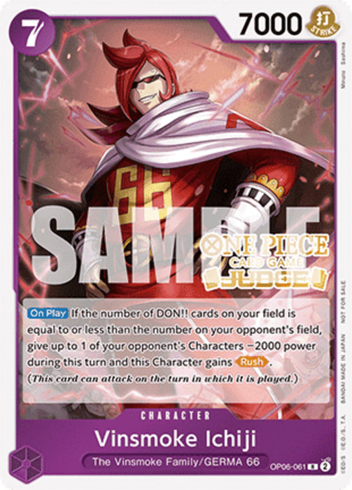 Vinsmoke Ichiji (OP06-061) JDG Rare Englisch