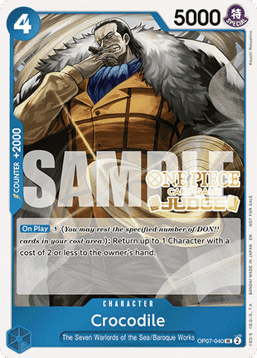 Crocodile (OP07-040) JDG Uncommon Englisch