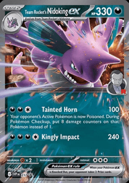 Team Rockets Nidoking ex SVP-217 Promo Deutsch