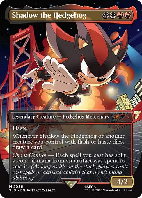 Shadow the Hedgehog SLDTS-2086 Mythic Englisch
