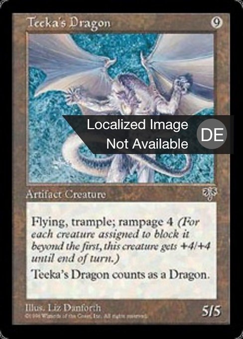 Teekas Drache MIR- Rare Deutsch