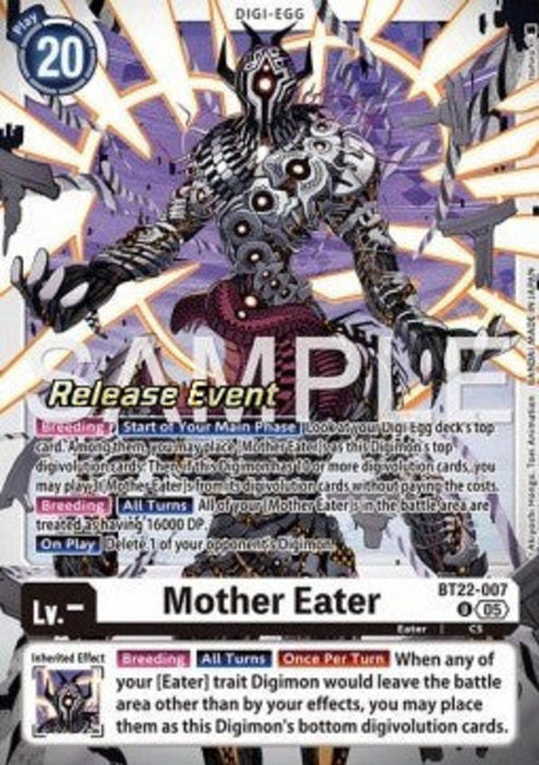 Mother Eater (BT22-007) BT-22P Alternative Art Englisch