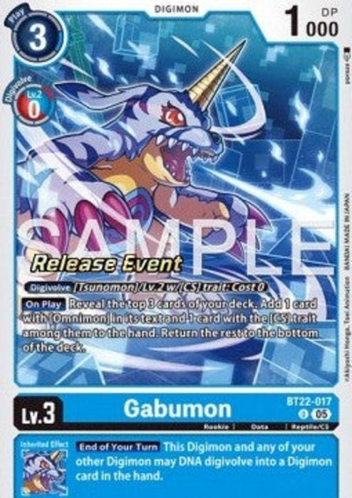 Gabumon (BT22-017) BT-22P Alternative Art Englisch
