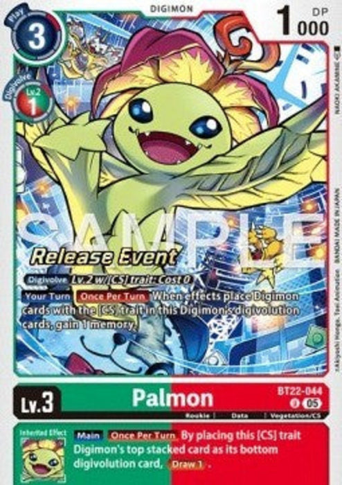 Palmon (BT22-044) (V.1) BT-22P Alternative Art Englisch