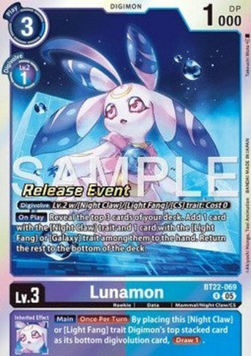 Lunamon (BT22-069) BT-22P Alternative Art Englisch