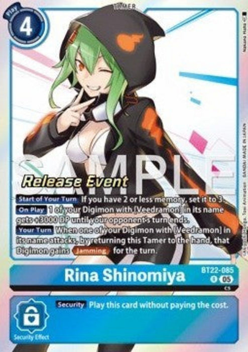 Rina Shinomiya (BT22-085) BT-22P Alternative Art Englisch