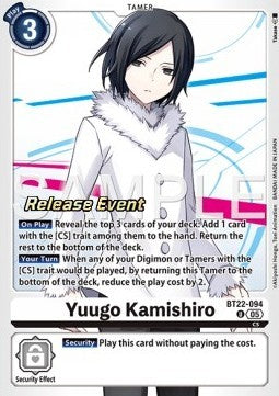 Yuugo Kamishiro (BT22-094) BT-22P Alternative Art Englisch