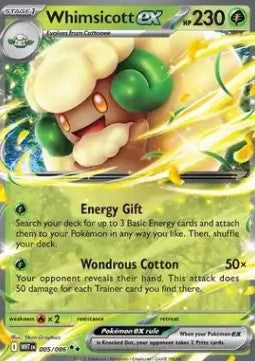 Whimsicott ex WHT-005 Double Rare Englisch