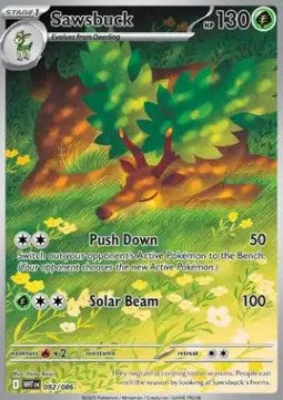Sawsbuck WHT-092 Illustration Rare Englisch