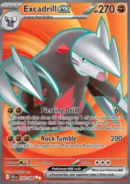 Excadrill ex BLK-160 Ultra Rare Englisch