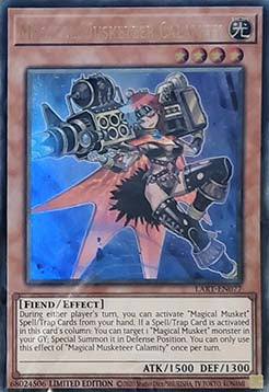 Magischer Musketier Calamity LART-DE077 Ultra Rare Deutsch