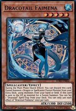 Dracotail Faimena JUSH-EN002 Ultra Rare Englisch