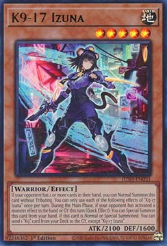 K9-17 Izuna JUSH-EN031 Ultra Rare Englisch