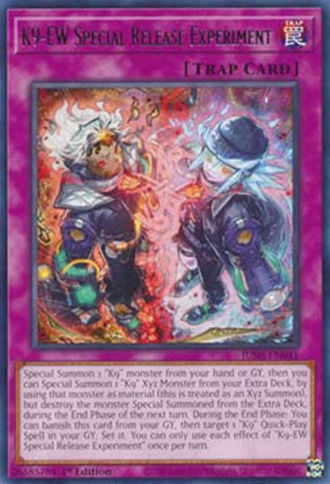K9-EW Special Release Experiment JUSH-EN041 Rare Englisch