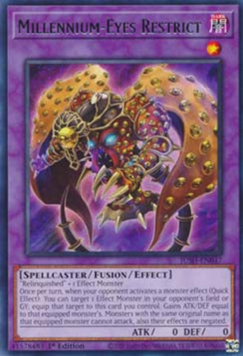 Millennium-Eyes Restrict JUSH-EN047 Rare Englisch