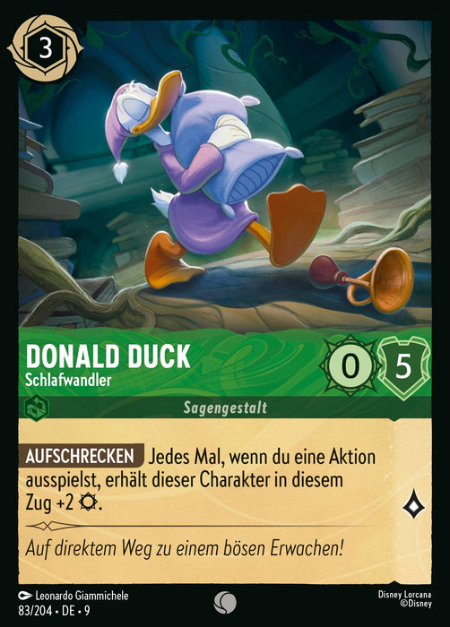Donald Duck - Schlafwandler 9FAB-083 Common Deutsch