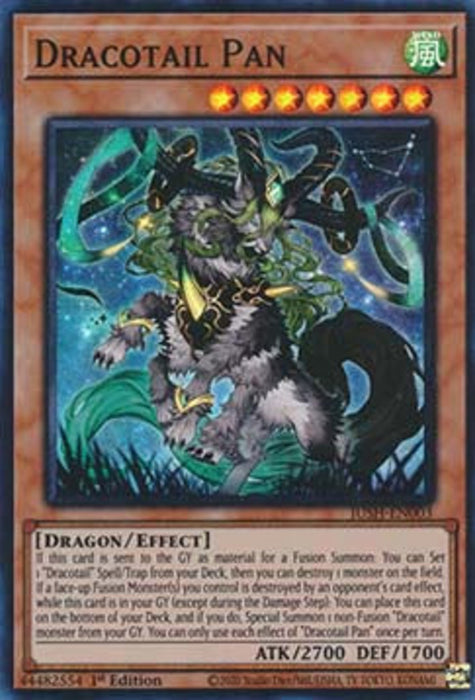 Dracotail Pan (V.2) JUSH-EN003 Super Rare Englisch