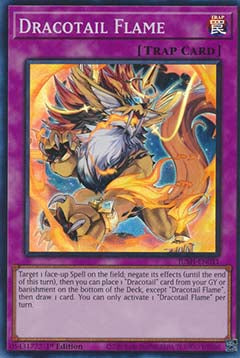 Dracotail Flame (V.2) JUSH-EN011 Super Rare Englisch