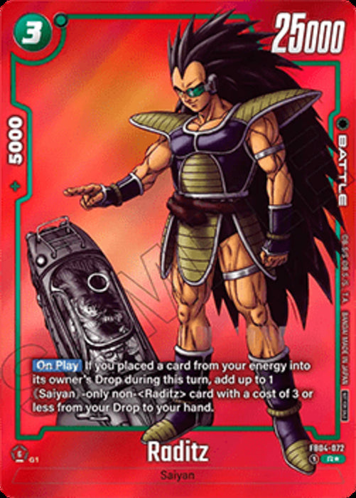 Raditz (FB04-072) (V.1) FWUP Rare Englisch