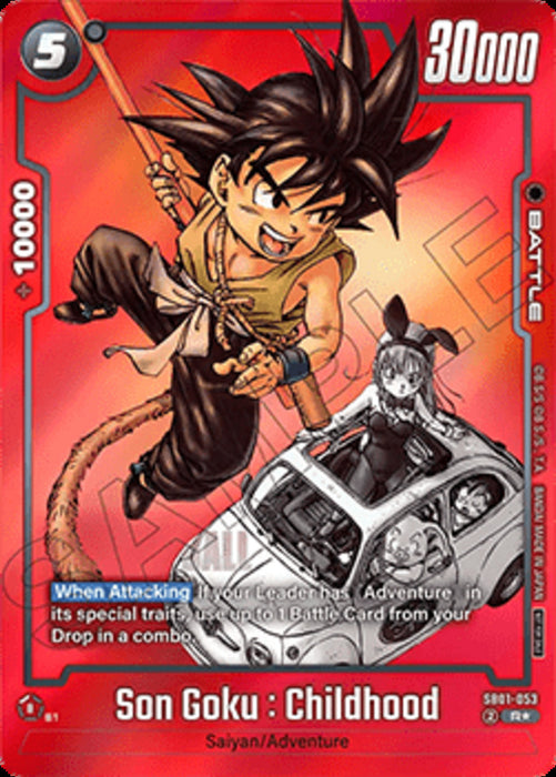 Son Goku : Childhood (SB01-053) (V.1) FWUP Rare Englisch