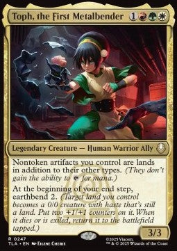Toph, erste Metallbändigerin TLA-247 Rare Deutsch