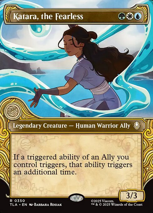 Katara, the Fearless (V.2) XTLA-350 Rare Englisch